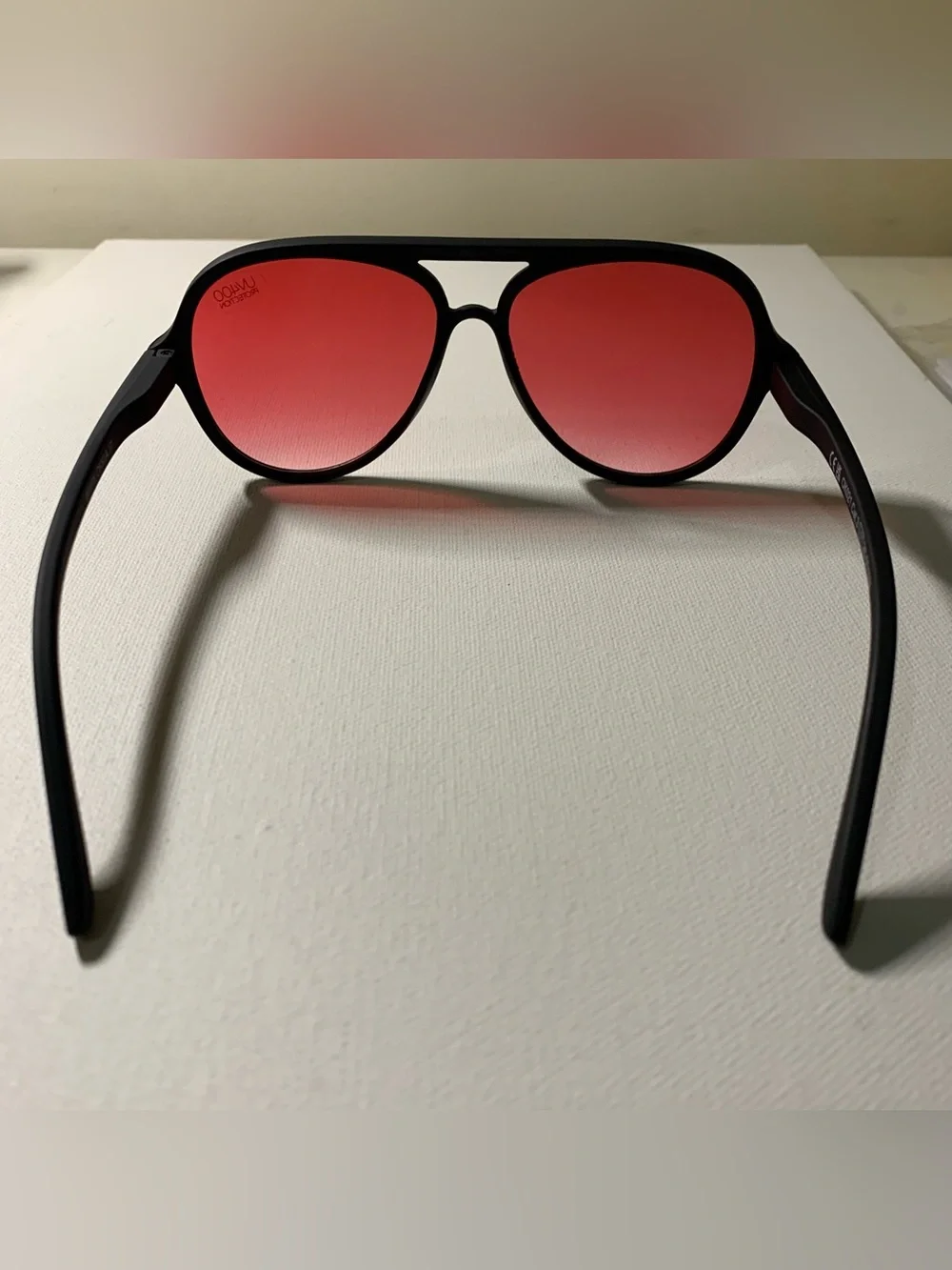 NEW IN BOX Black & red Okkia sunglasses  Red lenses